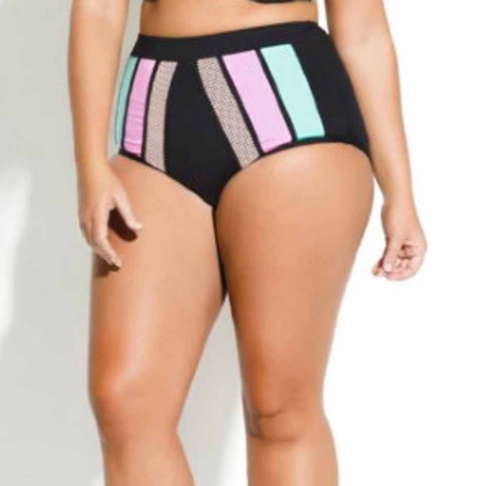 CITY CHIC High Waist Bikini Bottom